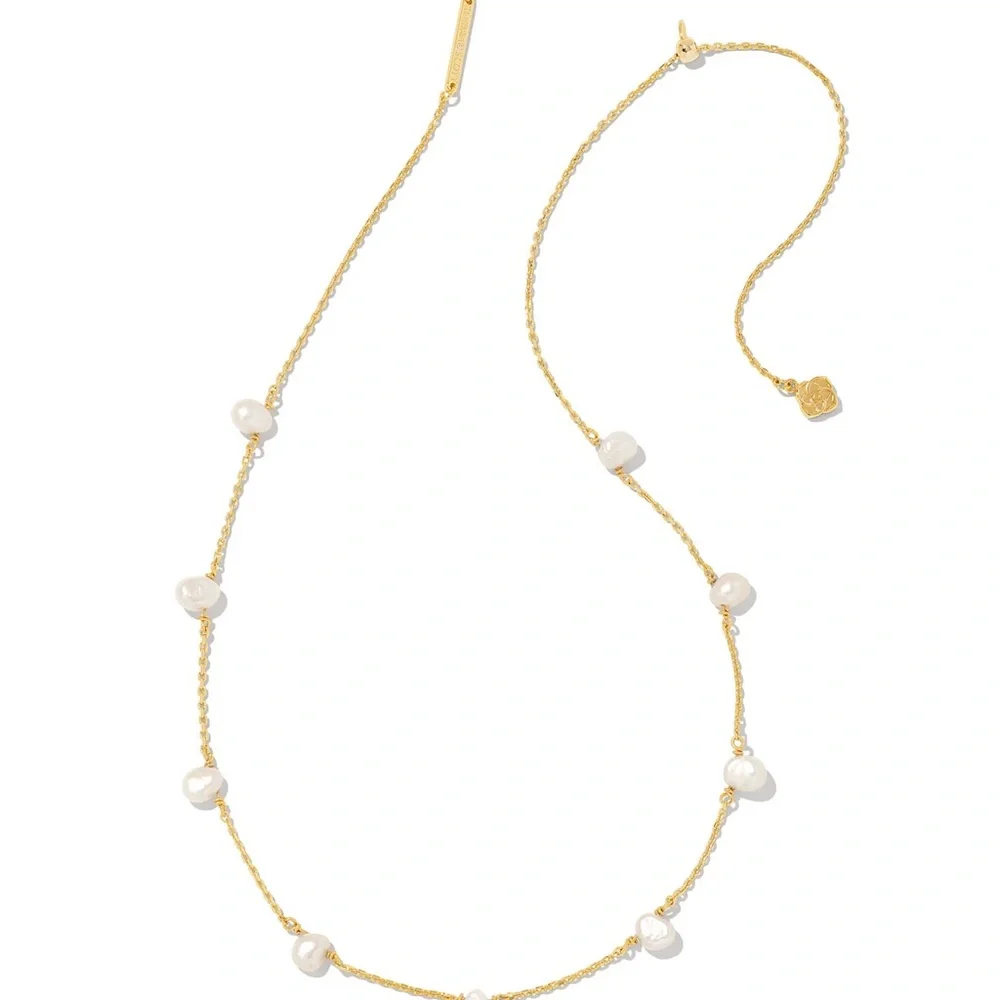 Leighton Gold Pearl Strand Necklace in Freshwater Cultured Pearl NWOT - Picture 1 of 9